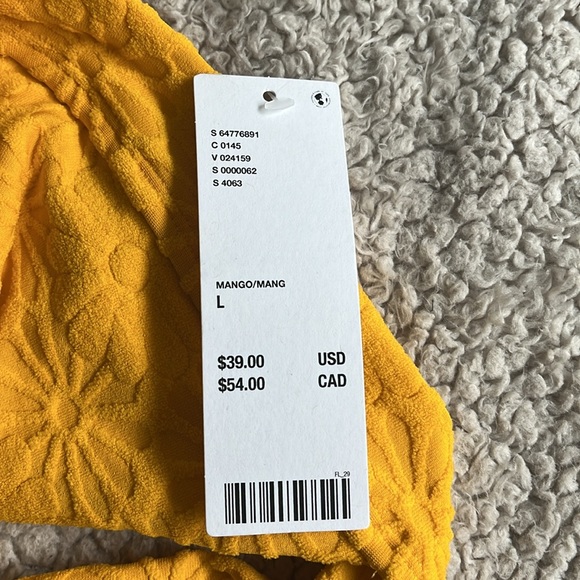 Mango bathing suit bottom, flower pattern - Picture 7 of 7